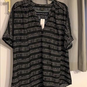 Striped Worthington blouse